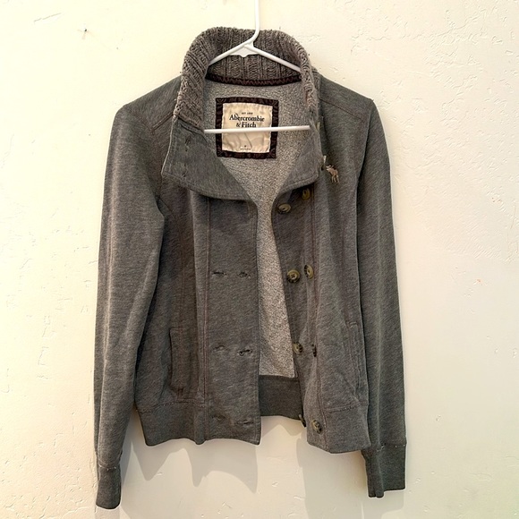 A&F double breasted pea coat M - Picture 5 of 5